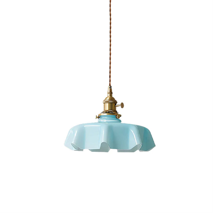 Francuska Lampa Wisząca Kwiatowa