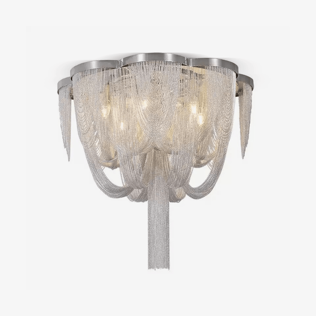Lampa sufitowa z łańcuszkami