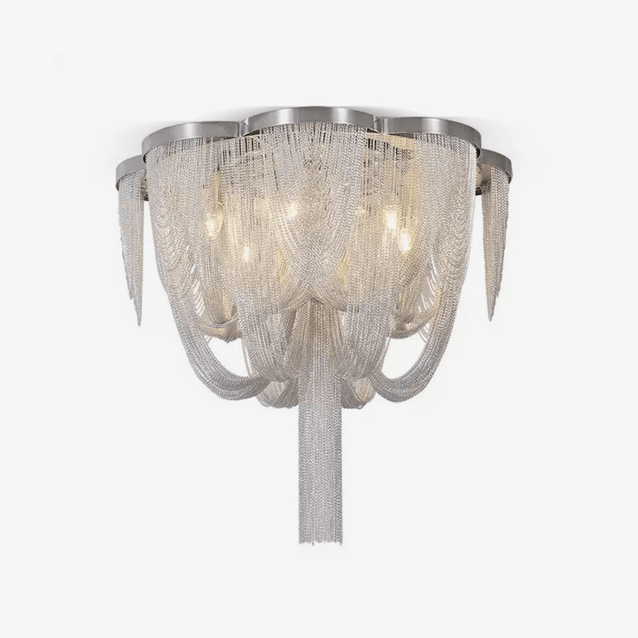 Lampa sufitowa z łańcuszkami