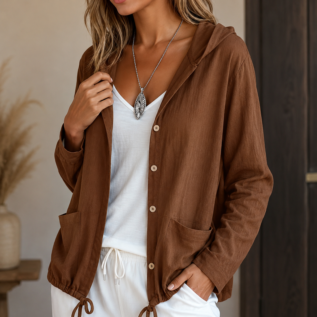 Wearbella – Lekka kurtka z regulowanym kapturem