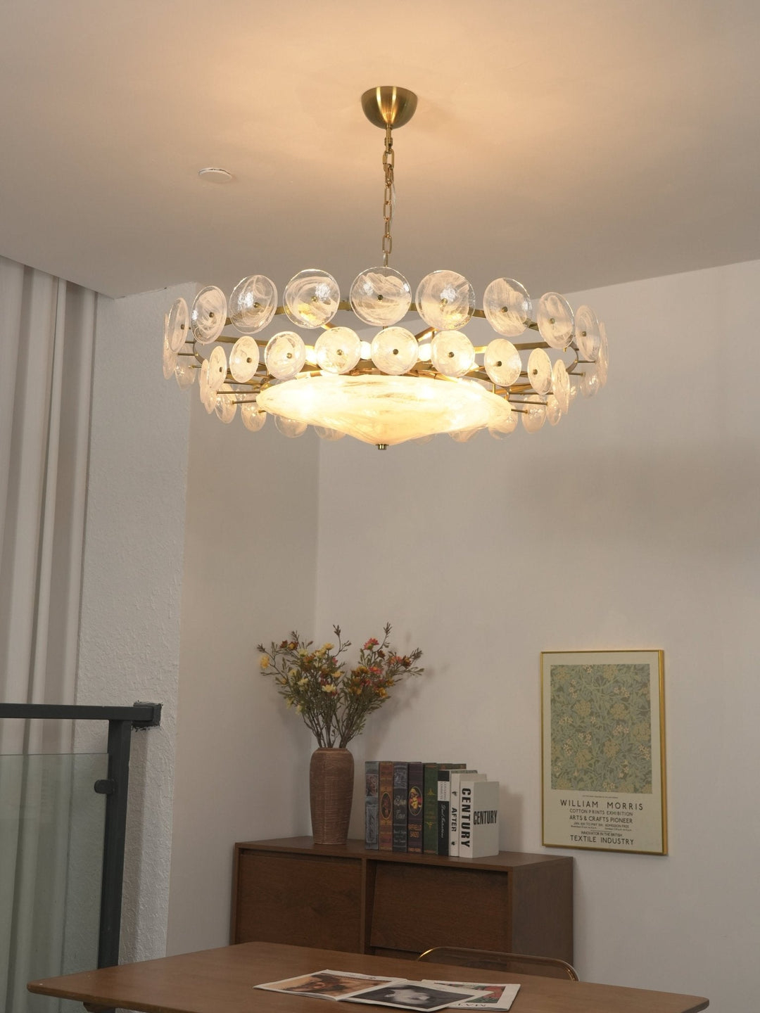 Żyrandol Solaris Disc Murano