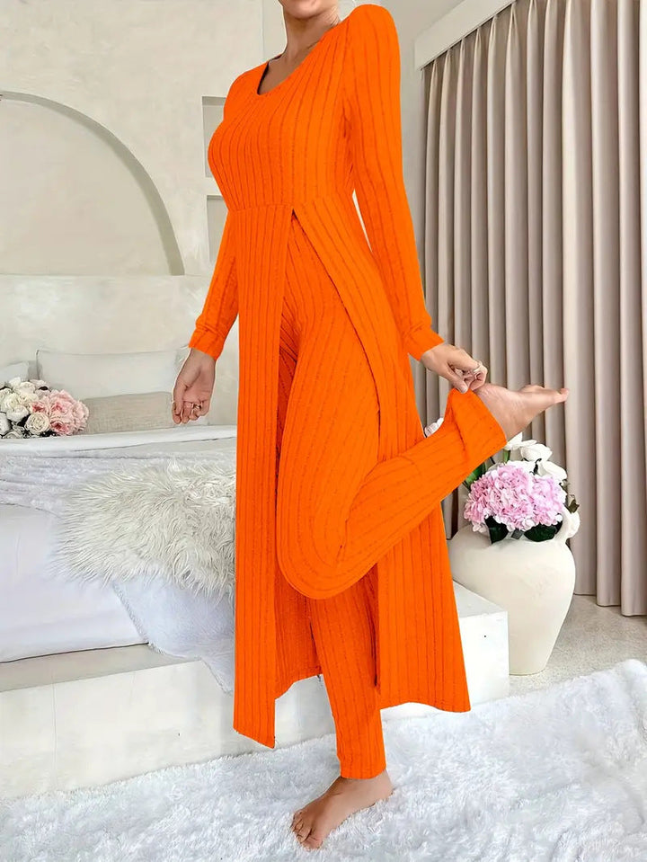 Wearbella – Zestaw z Długim Topem i Slim Spodniami