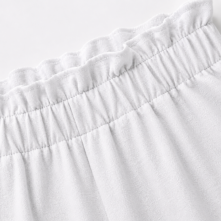Wearbella – Spodnie z szerokimi nogawkami z regulowanym stanem