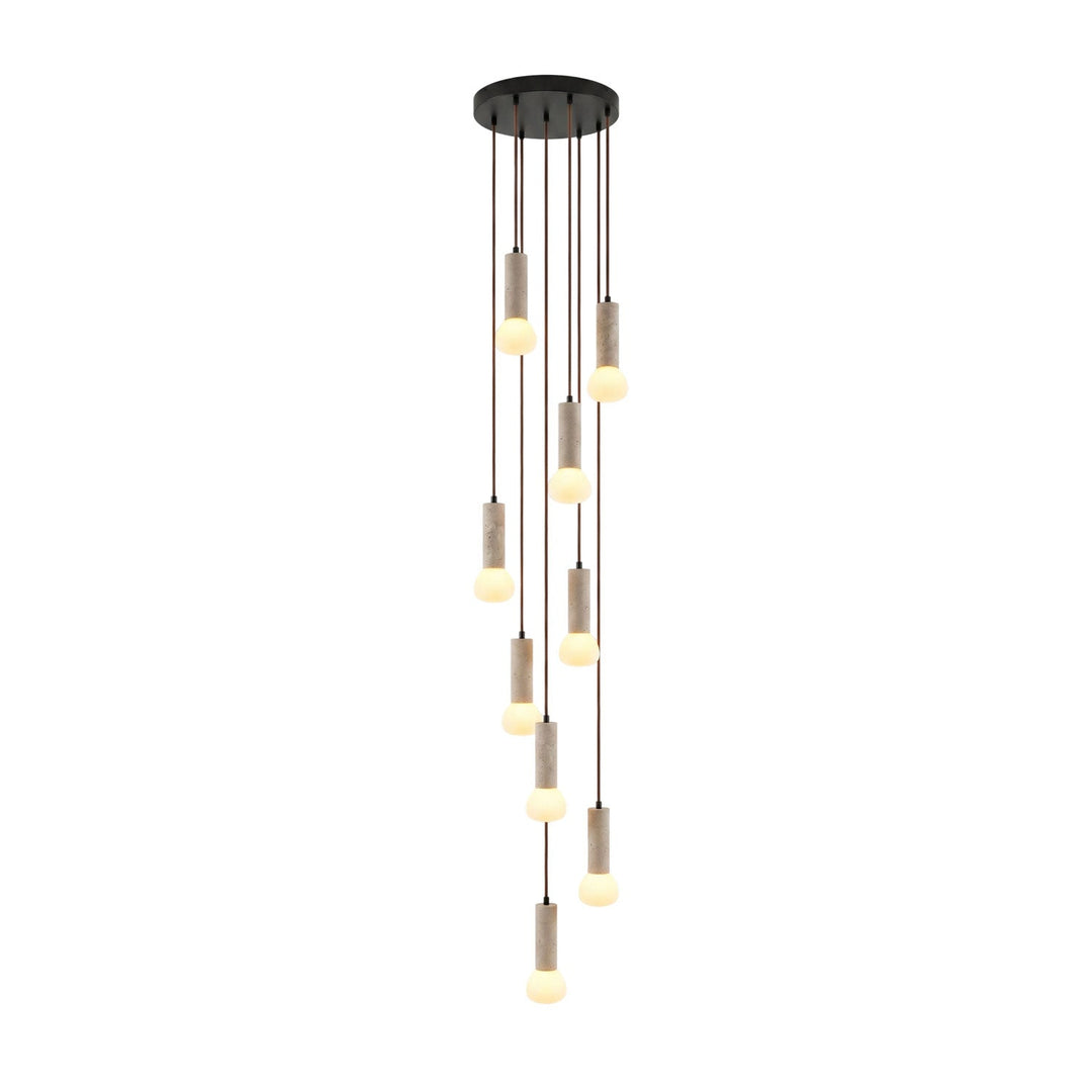 Lampa Wisząca z Travertynu Matchstick