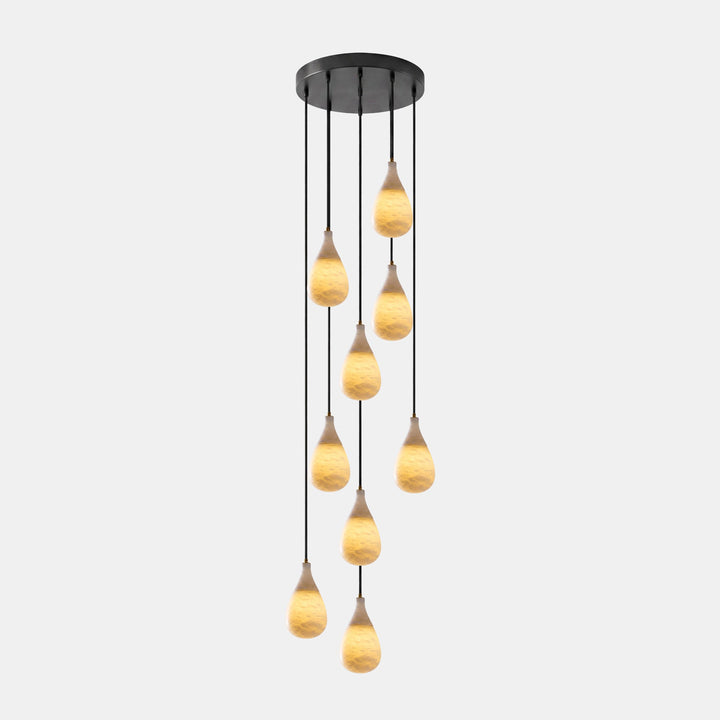 Lampa wisząca Alabaster Raindrop