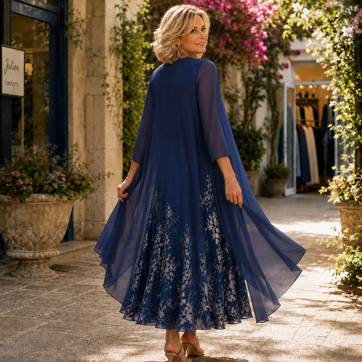 Wearbella – Zestaw sukienki i narzutki w kwiaty
