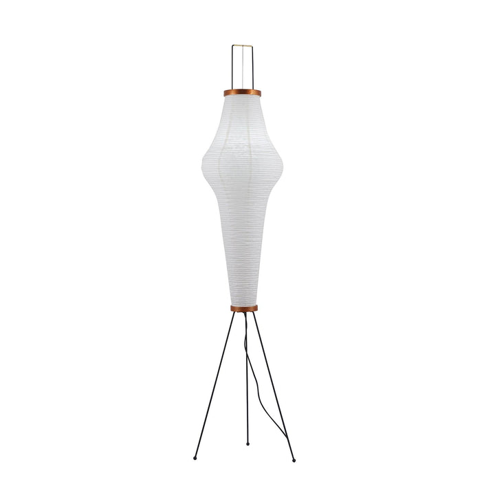 Lampa podłogowa z papieru ryżowego