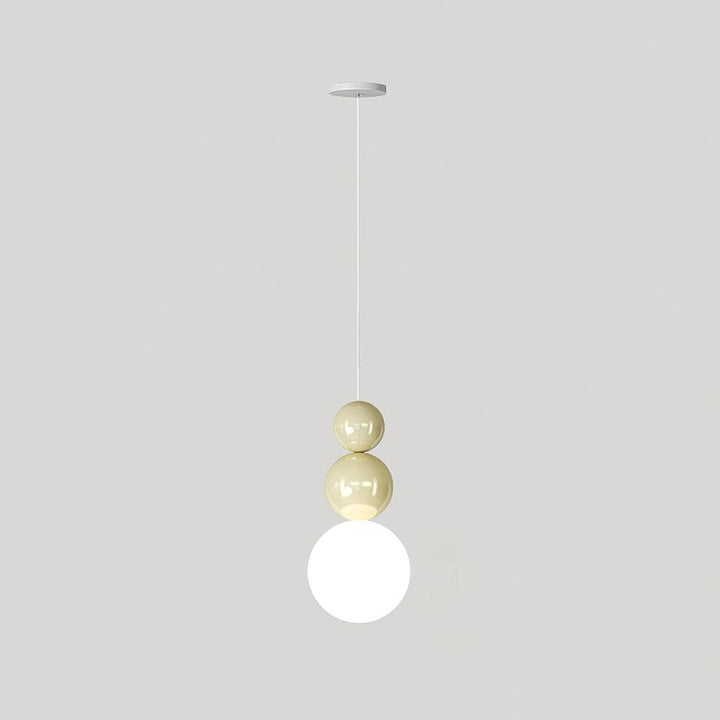 Akrilowa Lampa Wisząca z Trzema Kulami