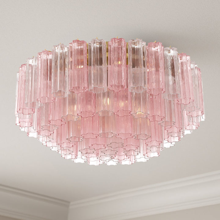 Szklana lampa sufitowa Eloria