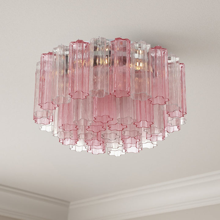 Szklana lampa sufitowa Eloria
