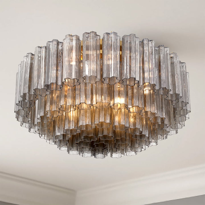 Szklana lampa sufitowa Eloria