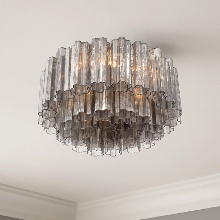 Szklana lampa sufitowa Eloria