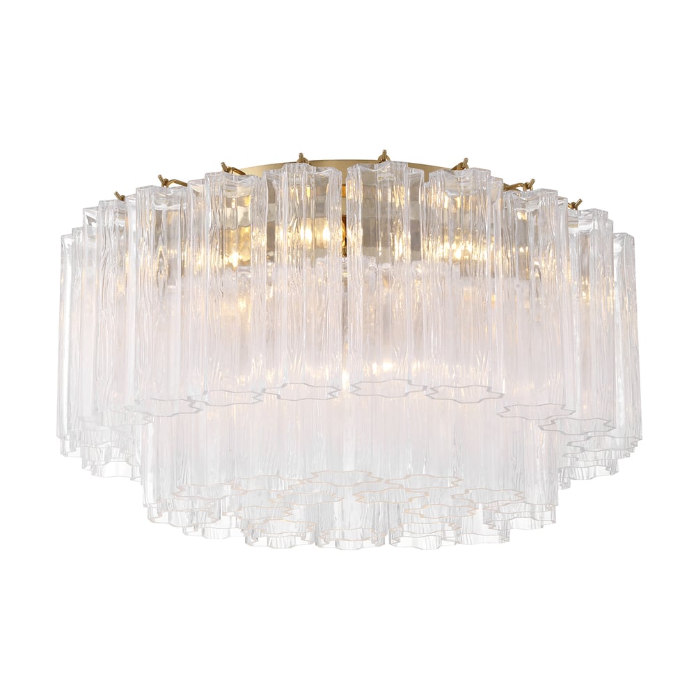 Szklana lampa sufitowa Eloria
