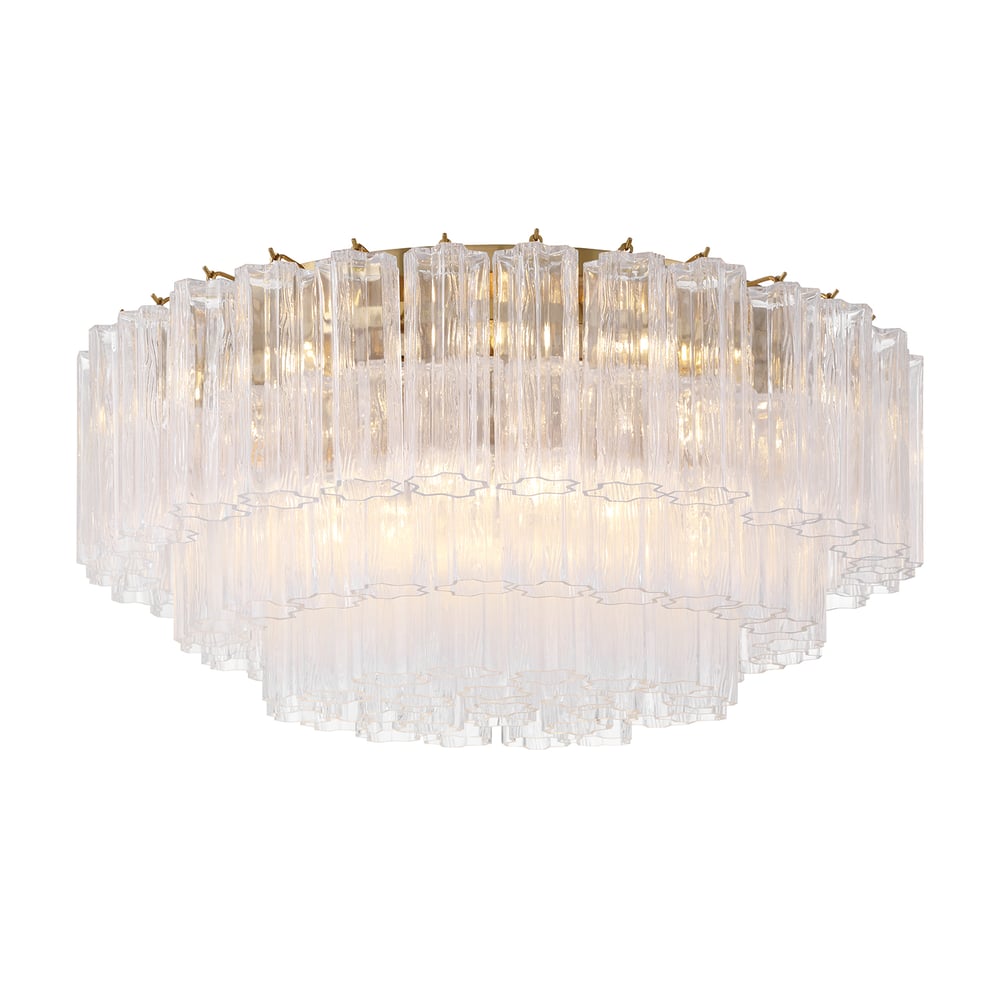 Szklana lampa sufitowa Eloria