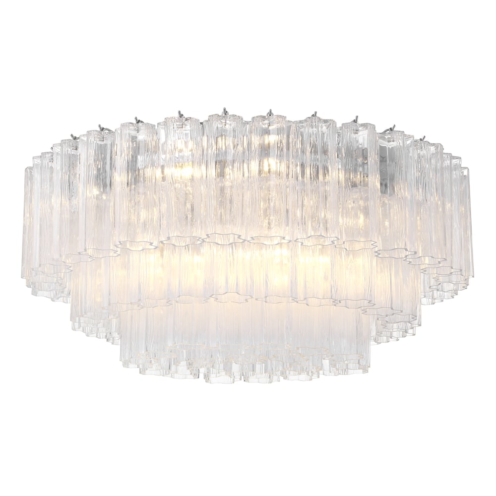 Szklana lampa sufitowa Eloria