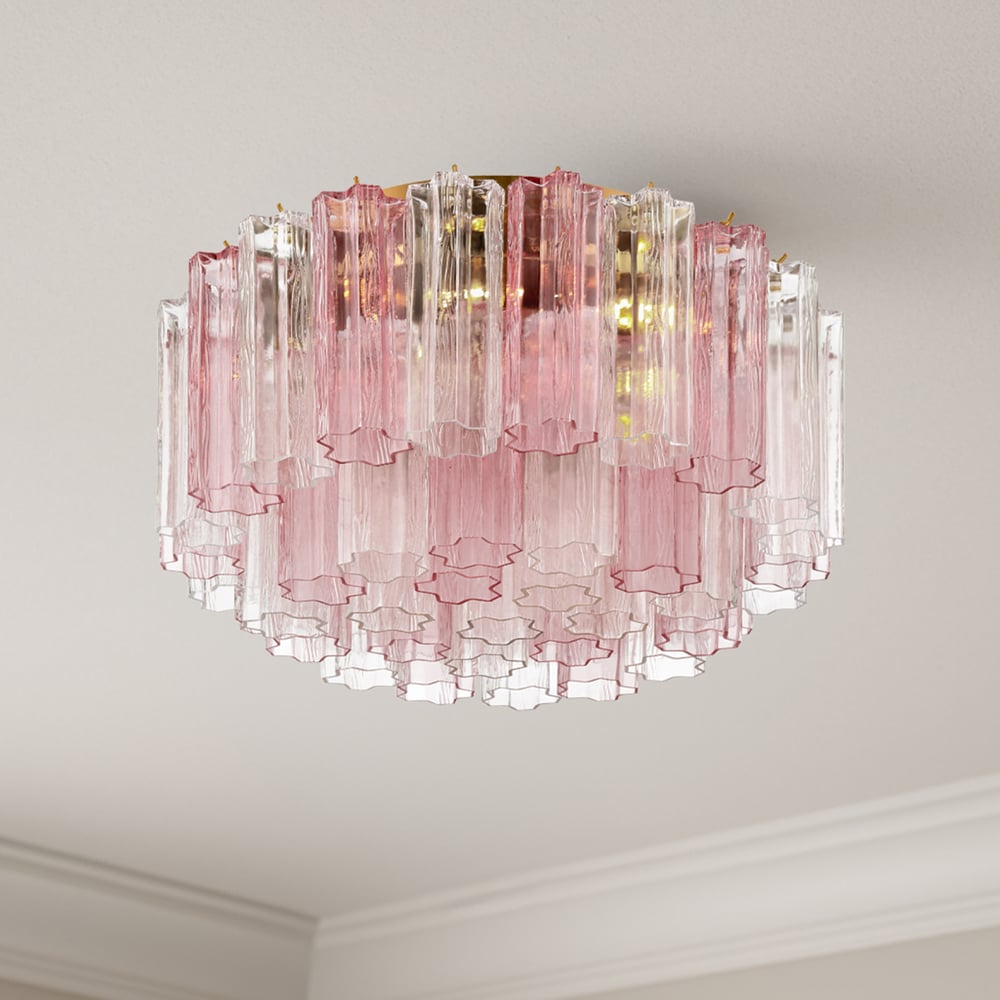 Szklana lampa sufitowa Eloria