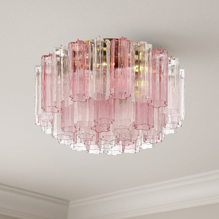 Szklana lampa sufitowa Eloria