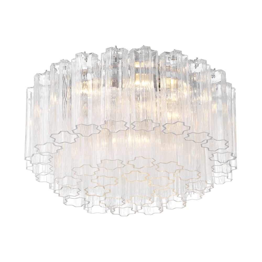Szklana lampa sufitowa Eloria