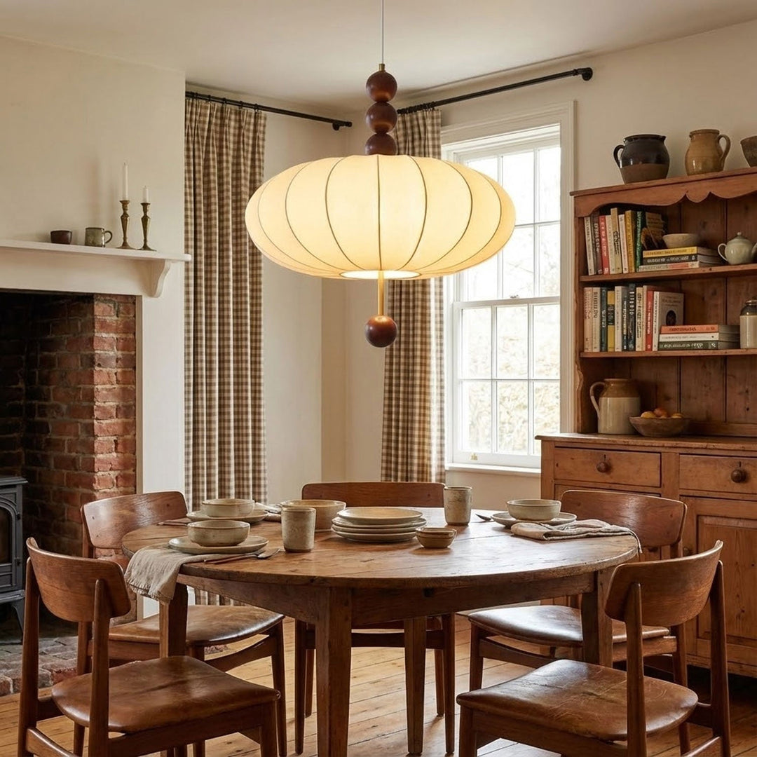 Lampa wisząca Adelaide z tkaniny
