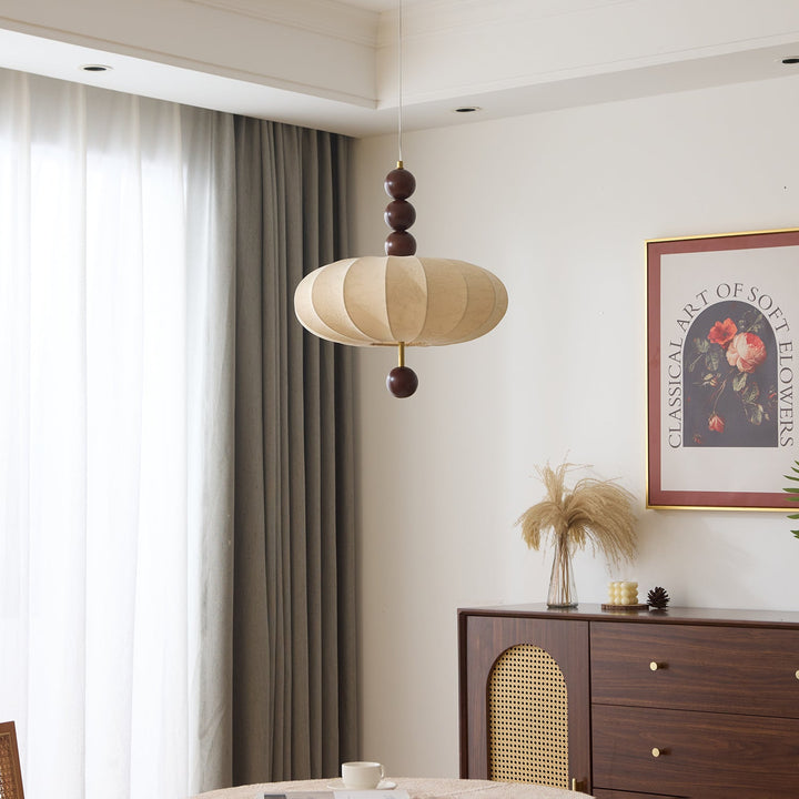 Lampa wisząca Adelaide z tkaniny