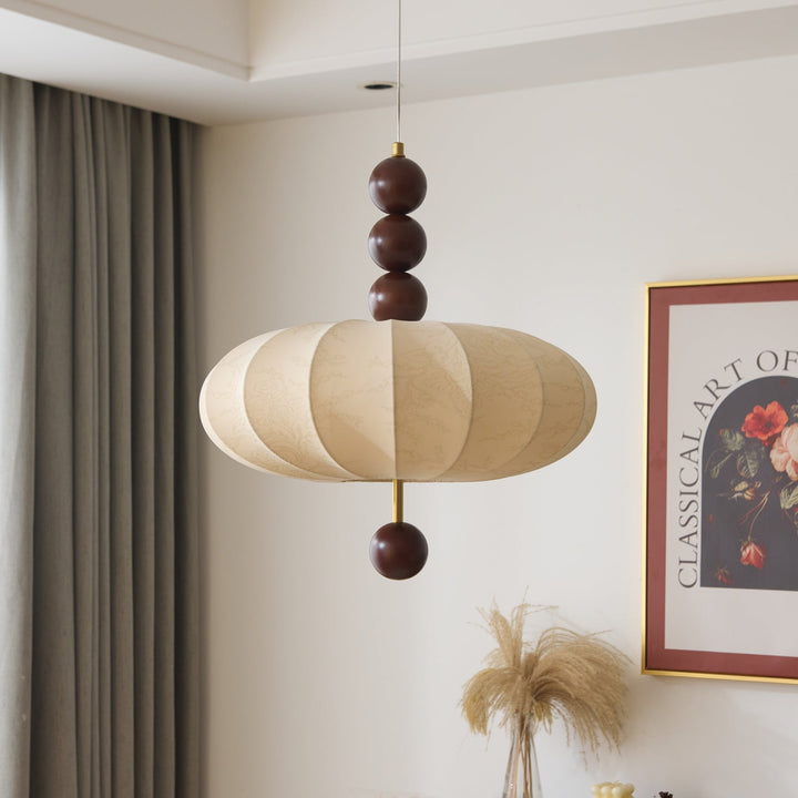 Lampa wisząca Adelaide z tkaniny
