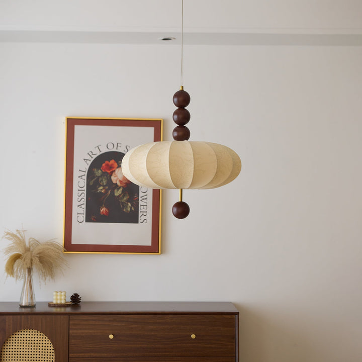 Lampa wisząca Adelaide z tkaniny