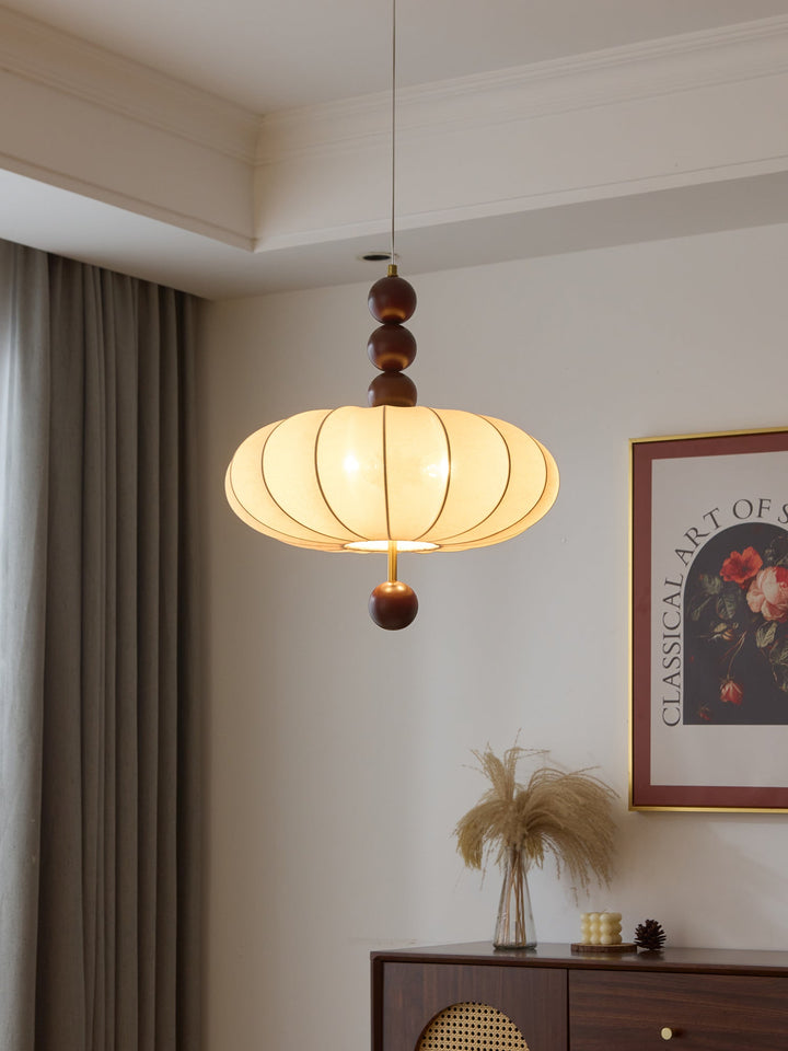 Lampa wisząca Adelaide z tkaniny