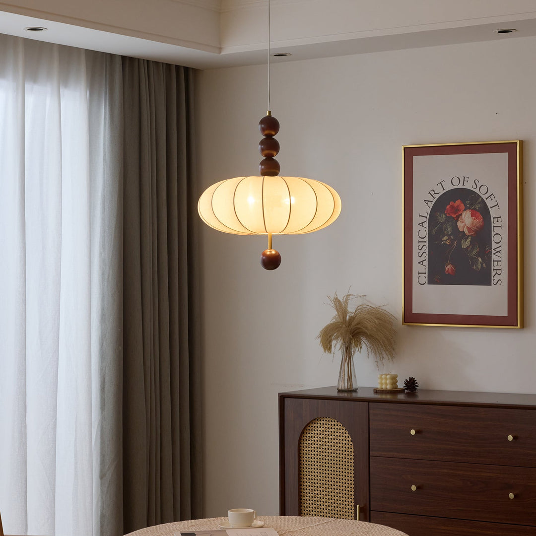 Lampa wisząca Adelaide z tkaniny