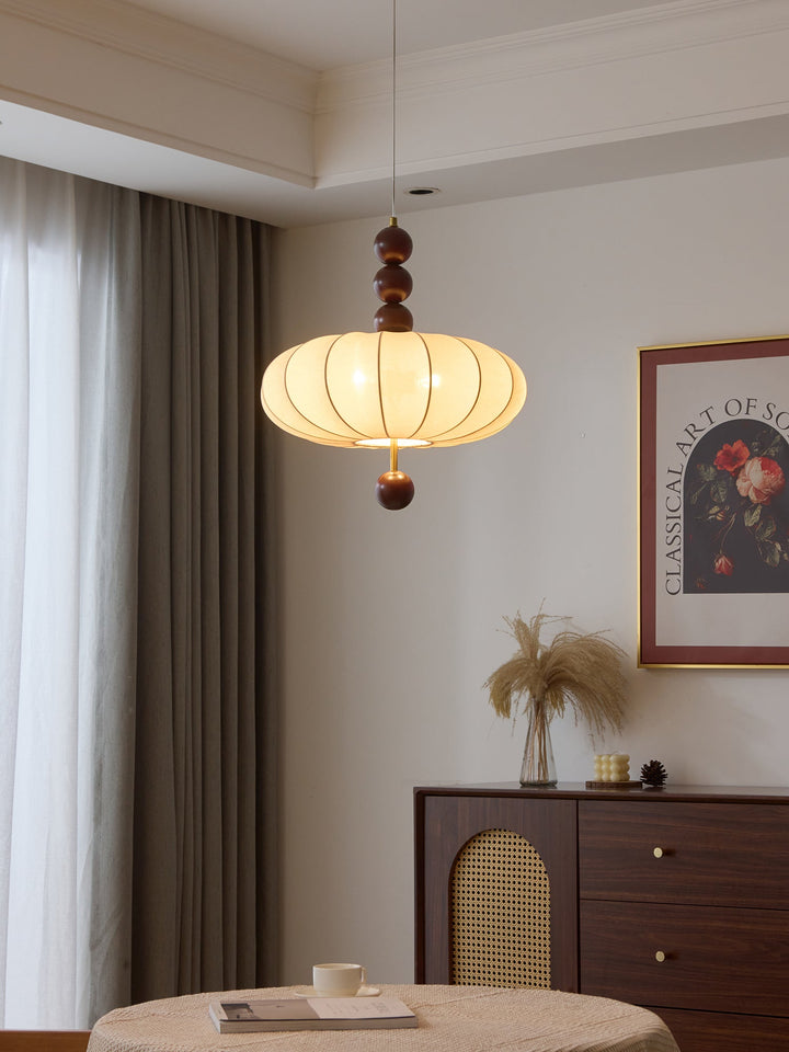 Lampa wisząca Adelaide z tkaniny