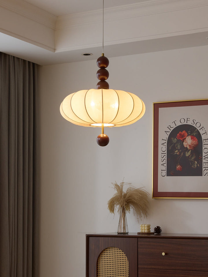 Lampa wisząca Adelaide z tkaniny