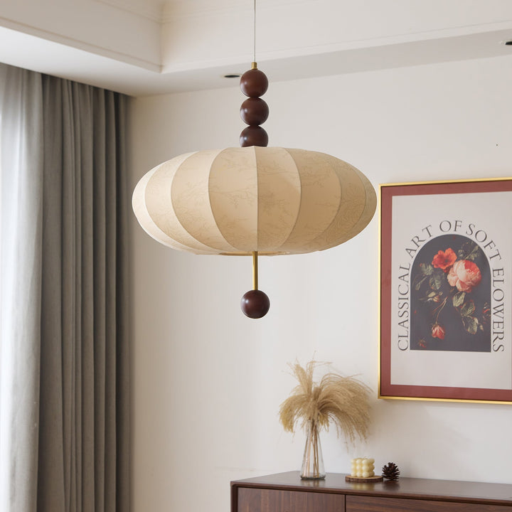 Lampa wisząca Adelaide z tkaniny