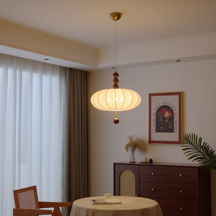 Lampa wisząca Adelaide z tkaniny