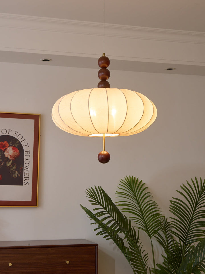 Lampa wisząca Adelaide z tkaniny