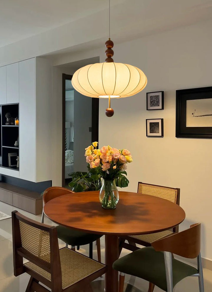 Lampa wisząca Adelaide z tkaniny