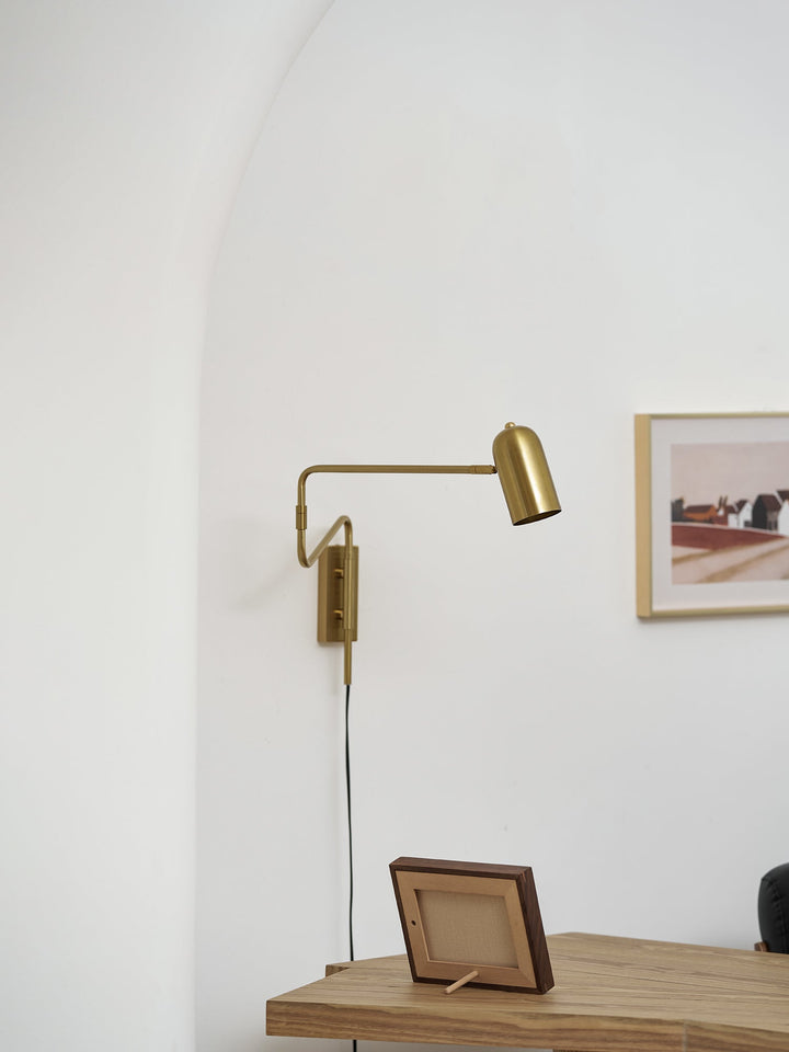 Regulowana Lampa Ścienna z Ramieniem do Wtyczki