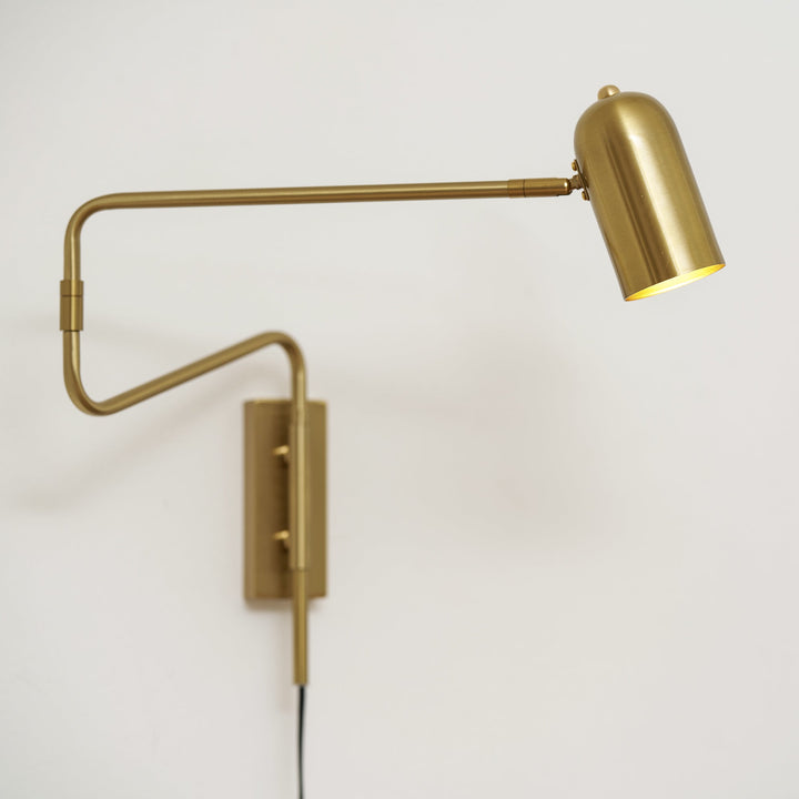 Regulowana Lampa Ścienna z Ramieniem do Wtyczki