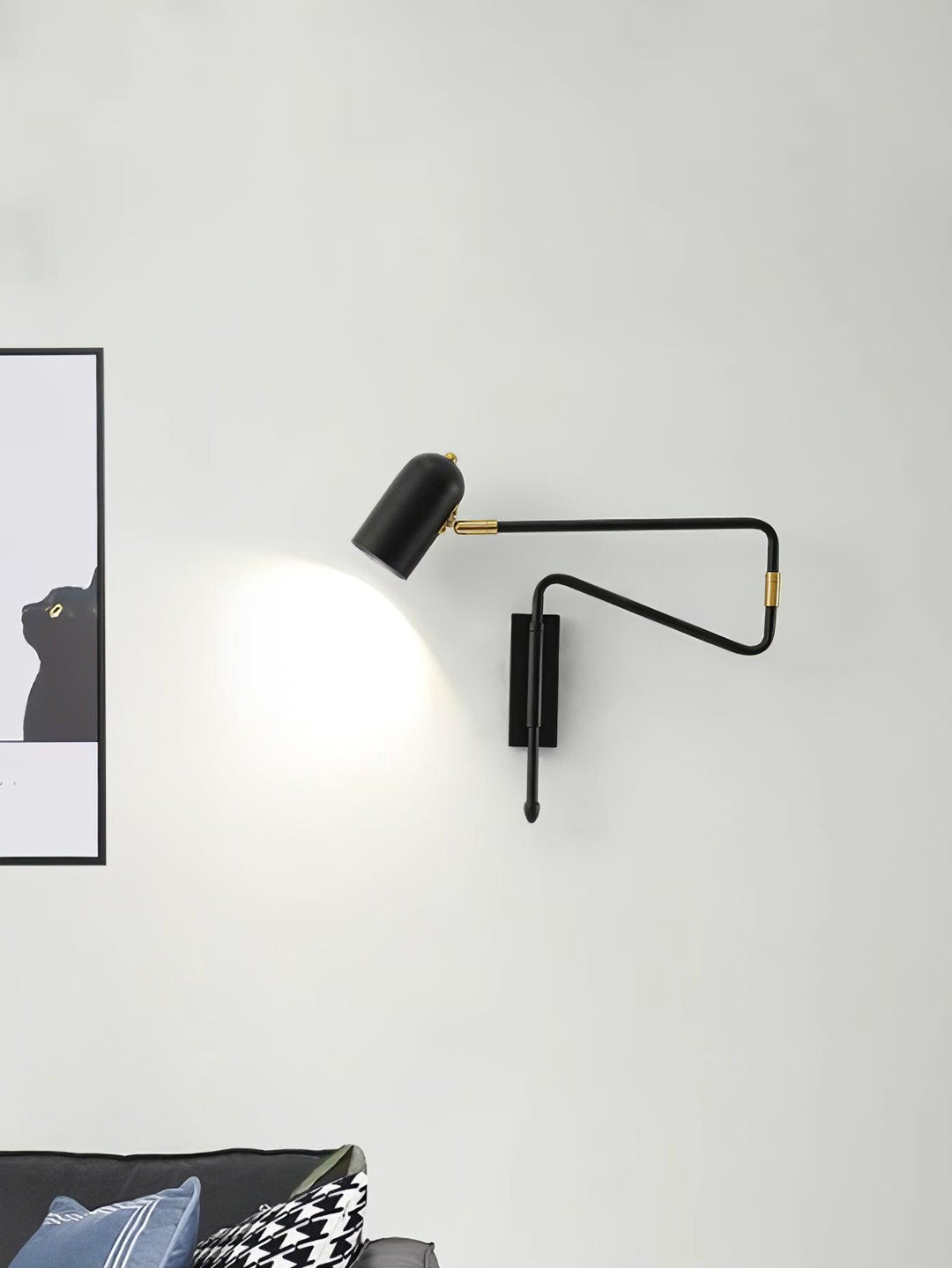 Regulowana Lampa Ścienna do Czytania
