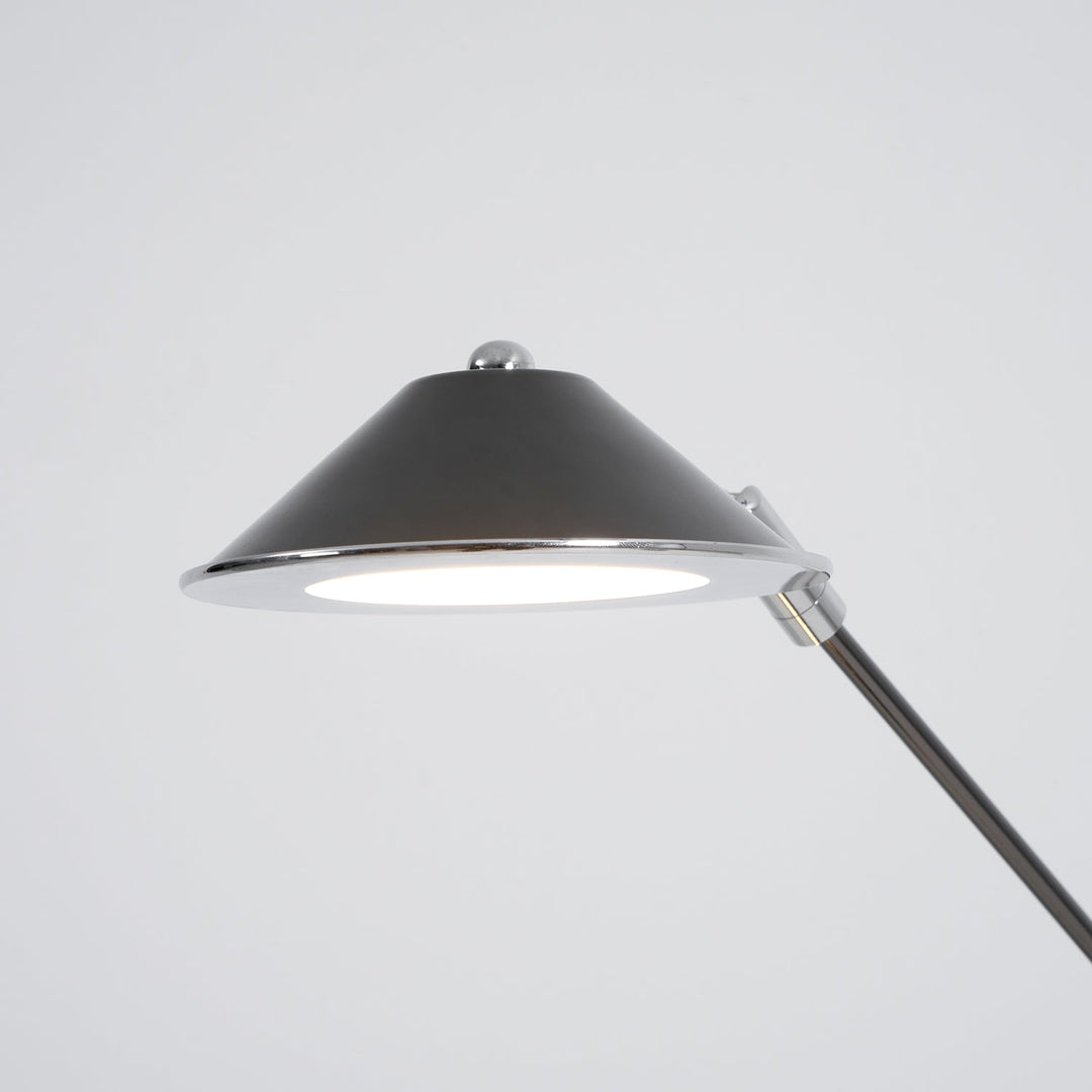 Regulowana Czarna Lampa Biurkowa