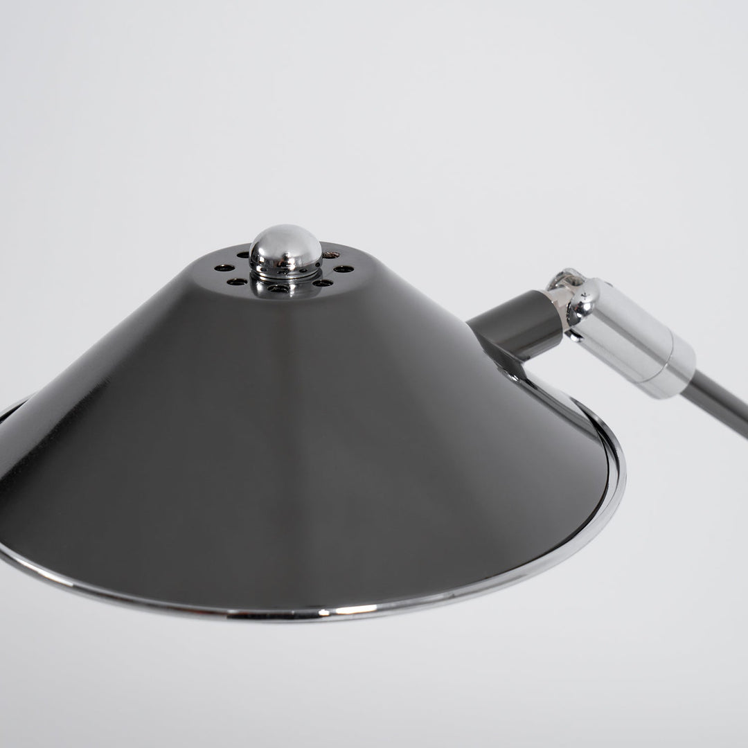 Regulowana Czarna Lampa Biurkowa