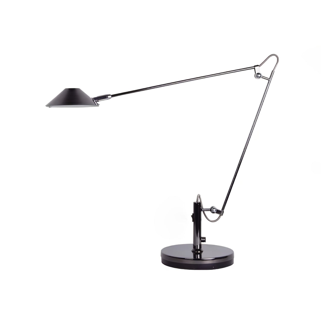 Regulowana Czarna Lampa Biurkowa