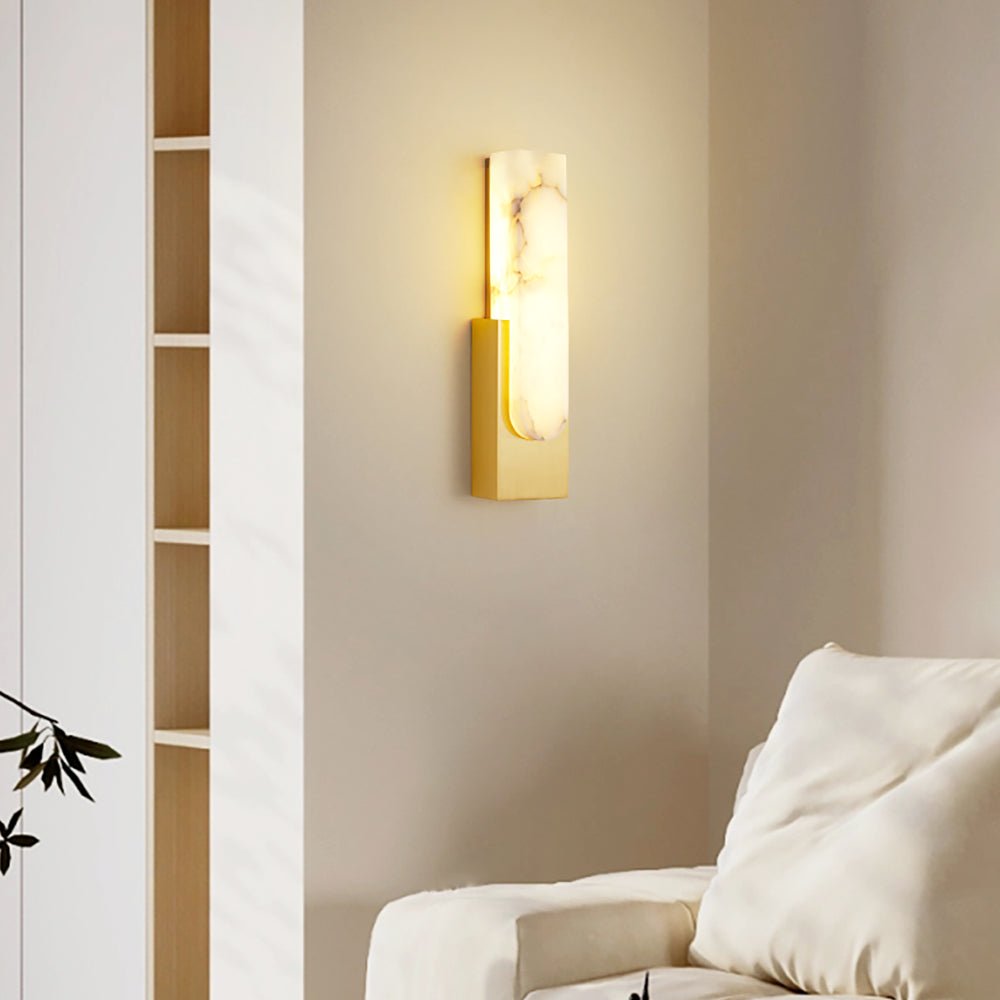 Lampa Ścienna Agatha Alabaster