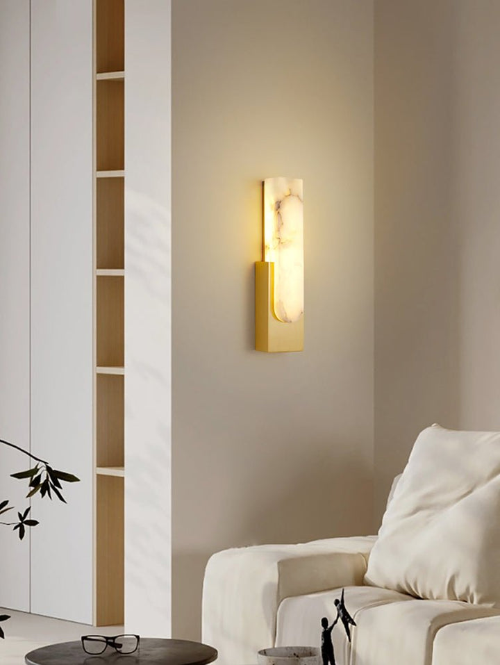 Lampa Ścienna Agatha Alabaster