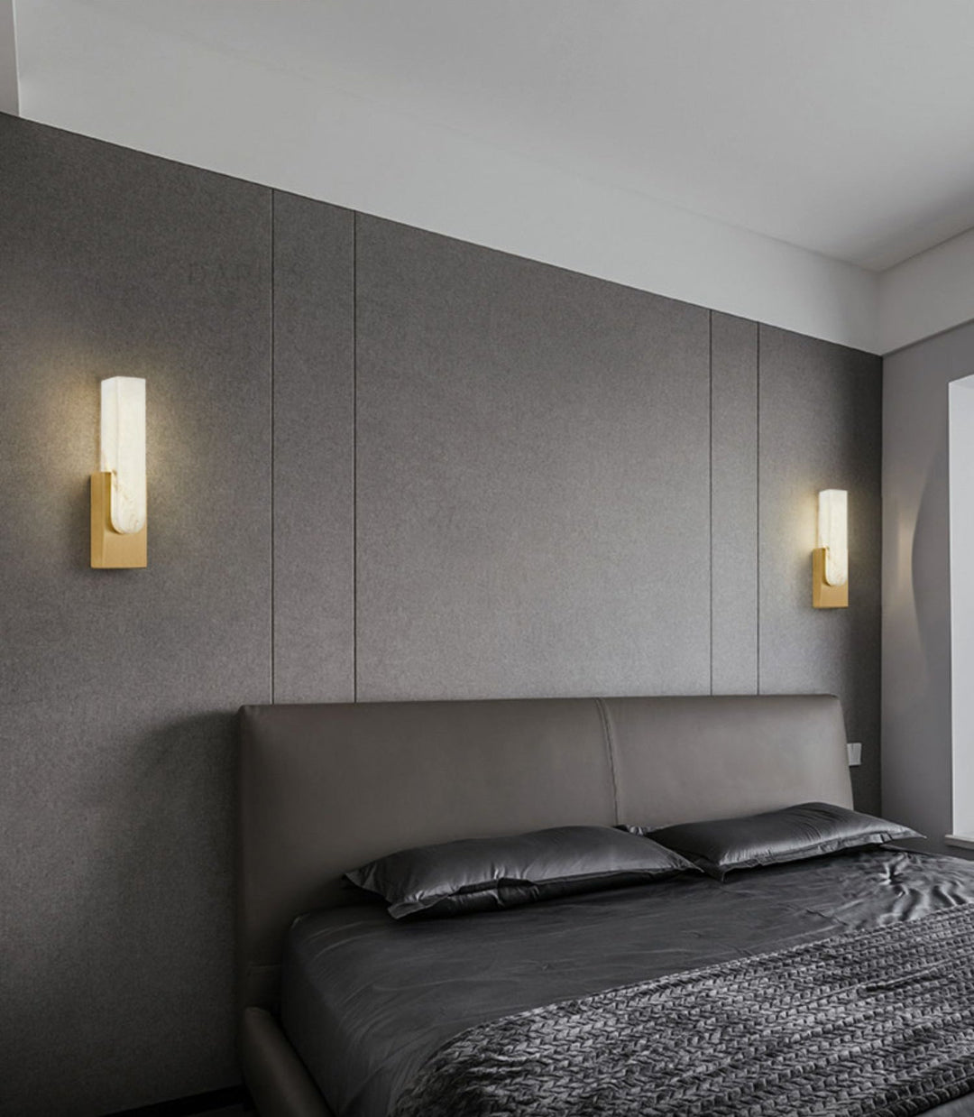Lampa Ścienna Agatha Alabaster