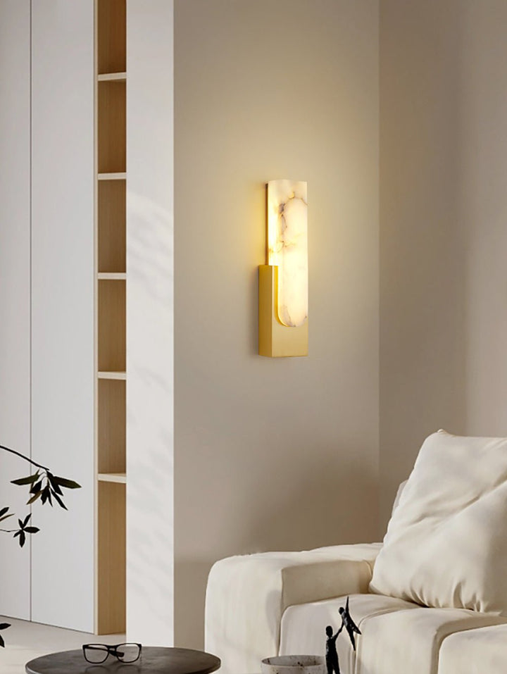 Lampa Ścienna Agatha Alabaster