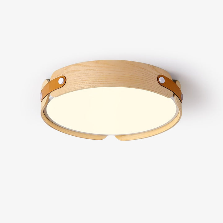 Lampa sufitowa Aiwen z drewna