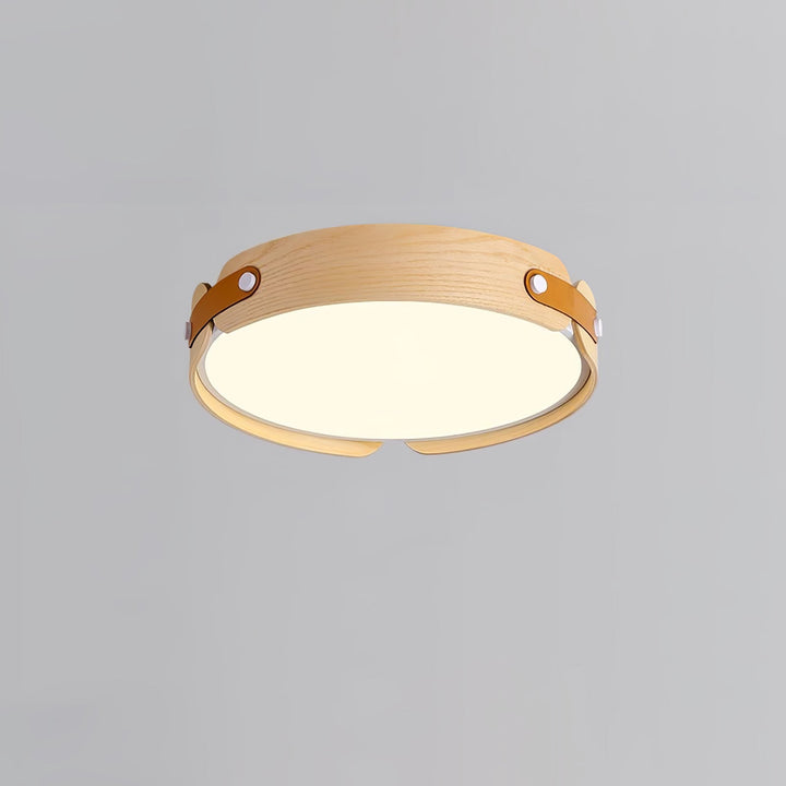 Lampa sufitowa Aiwen z drewna