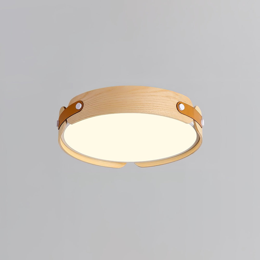 Lampa sufitowa Aiwen z drewna