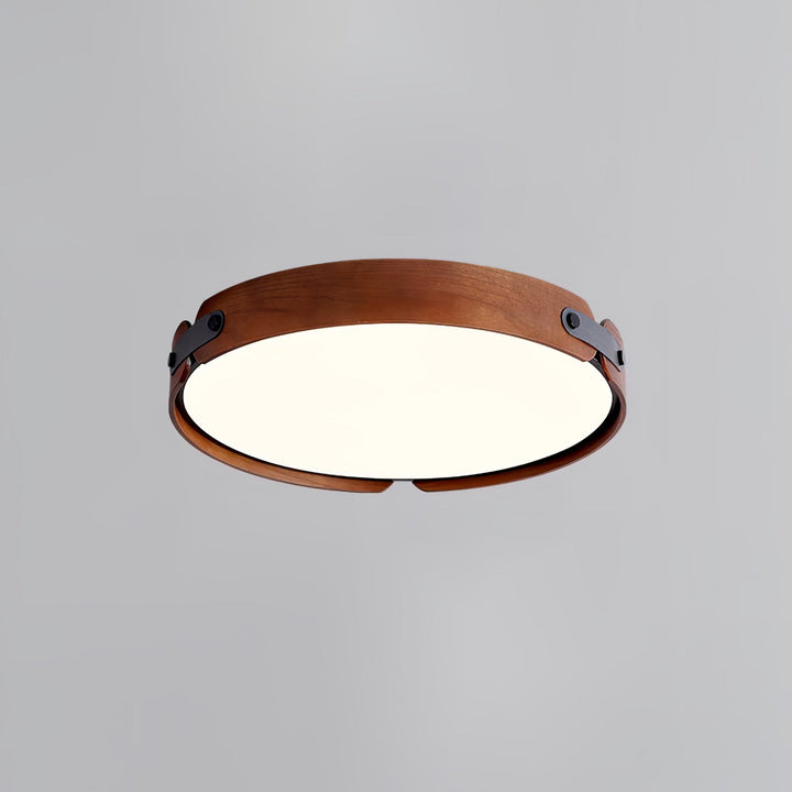 Lampa sufitowa Aiwen z drewna