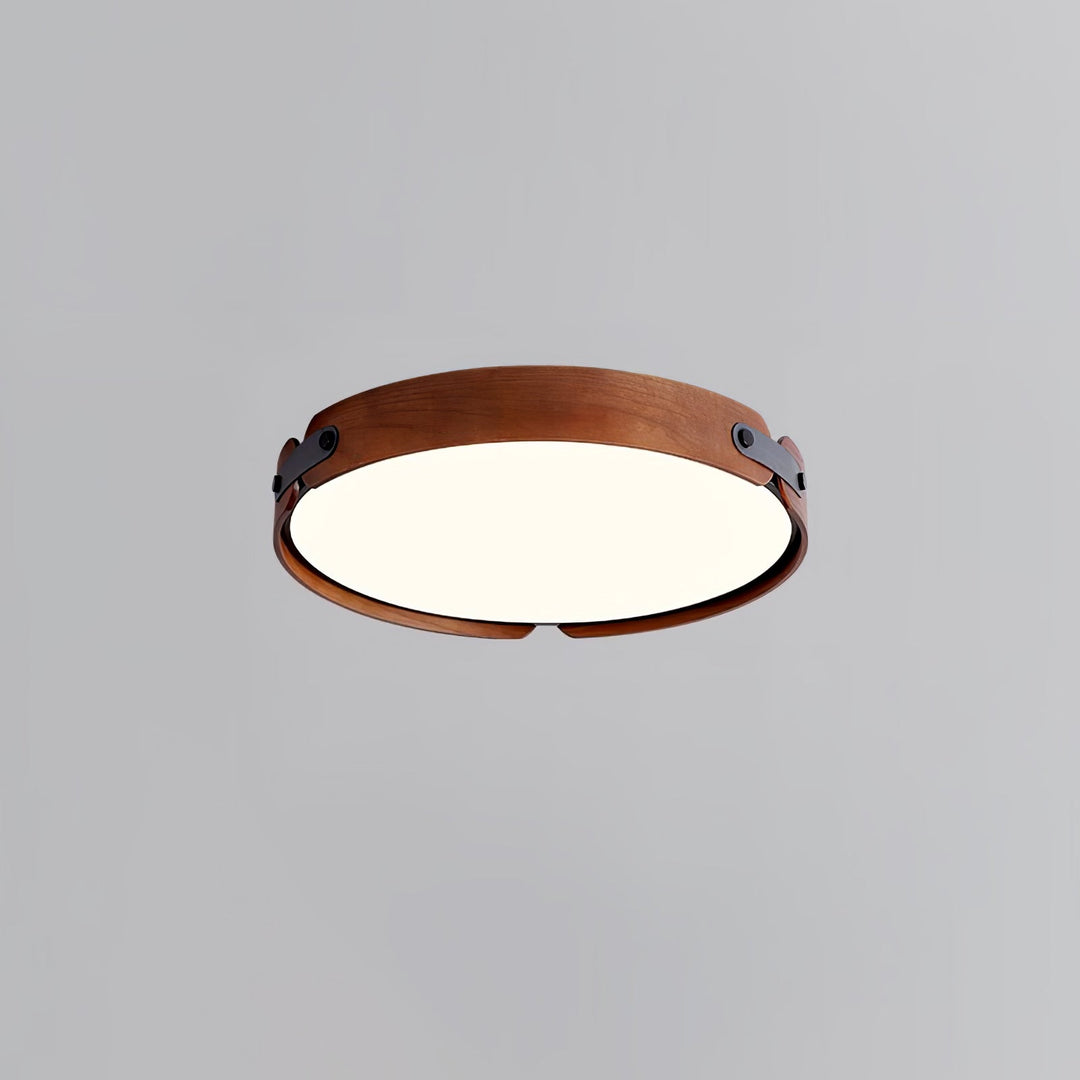 Lampa sufitowa Aiwen z drewna