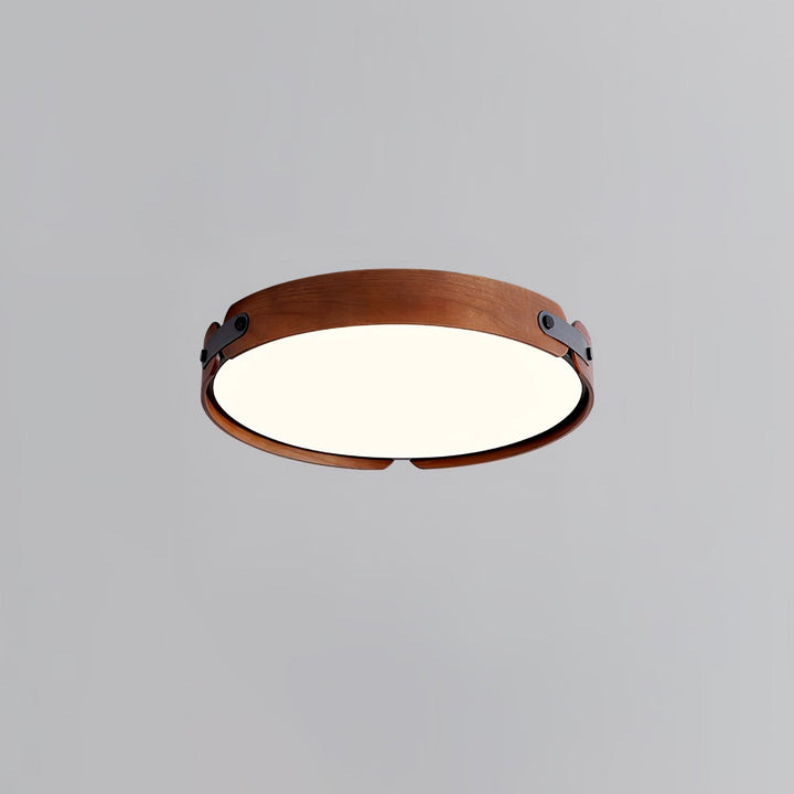 Lampa sufitowa Aiwen z drewna